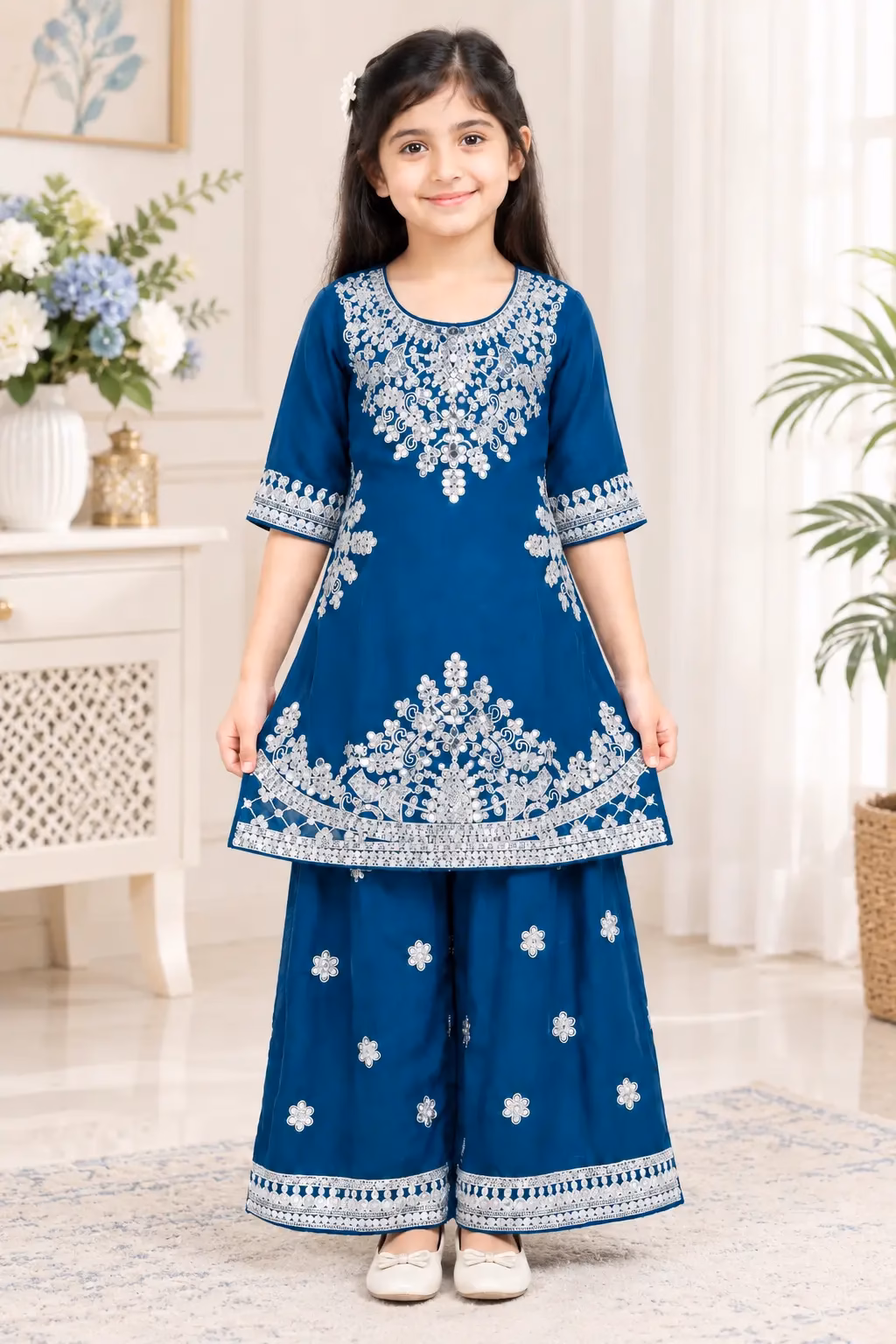Sharara party dress for kids